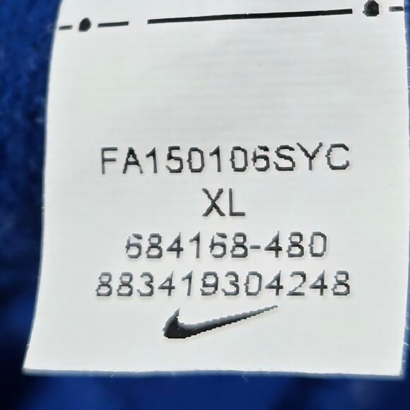 Nike Hoodie Pullover‎ Mens Blue XL Elite Basketball Therma-Fit 2151 - Picture 9 of 11